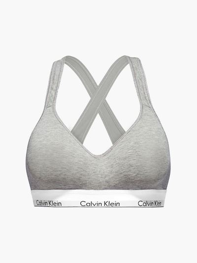 Calvin Klein Underwear HU750595 | Calvin Klein Modern Cotton Női Bralette Szürke